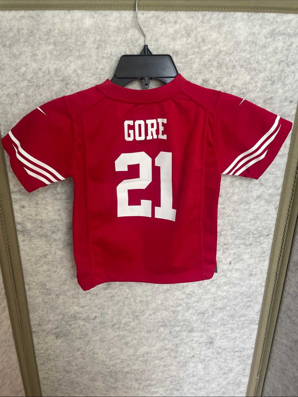 Nike Kids' Red Football Jersey with Number 21 NWOT - Picture 4 of 4
